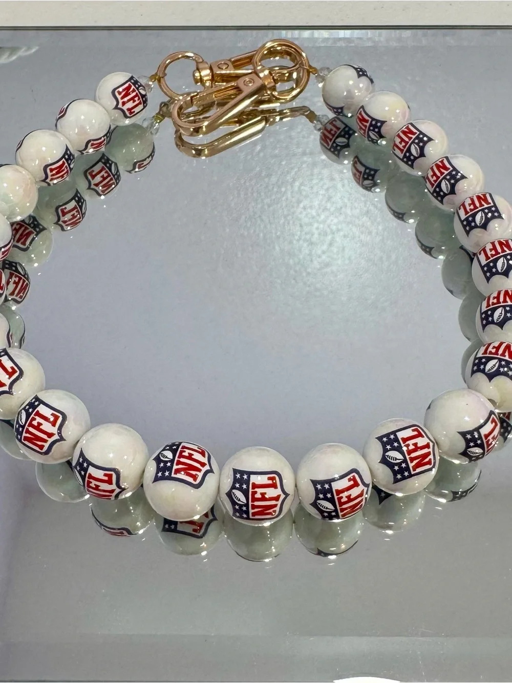 unbranded white beaded